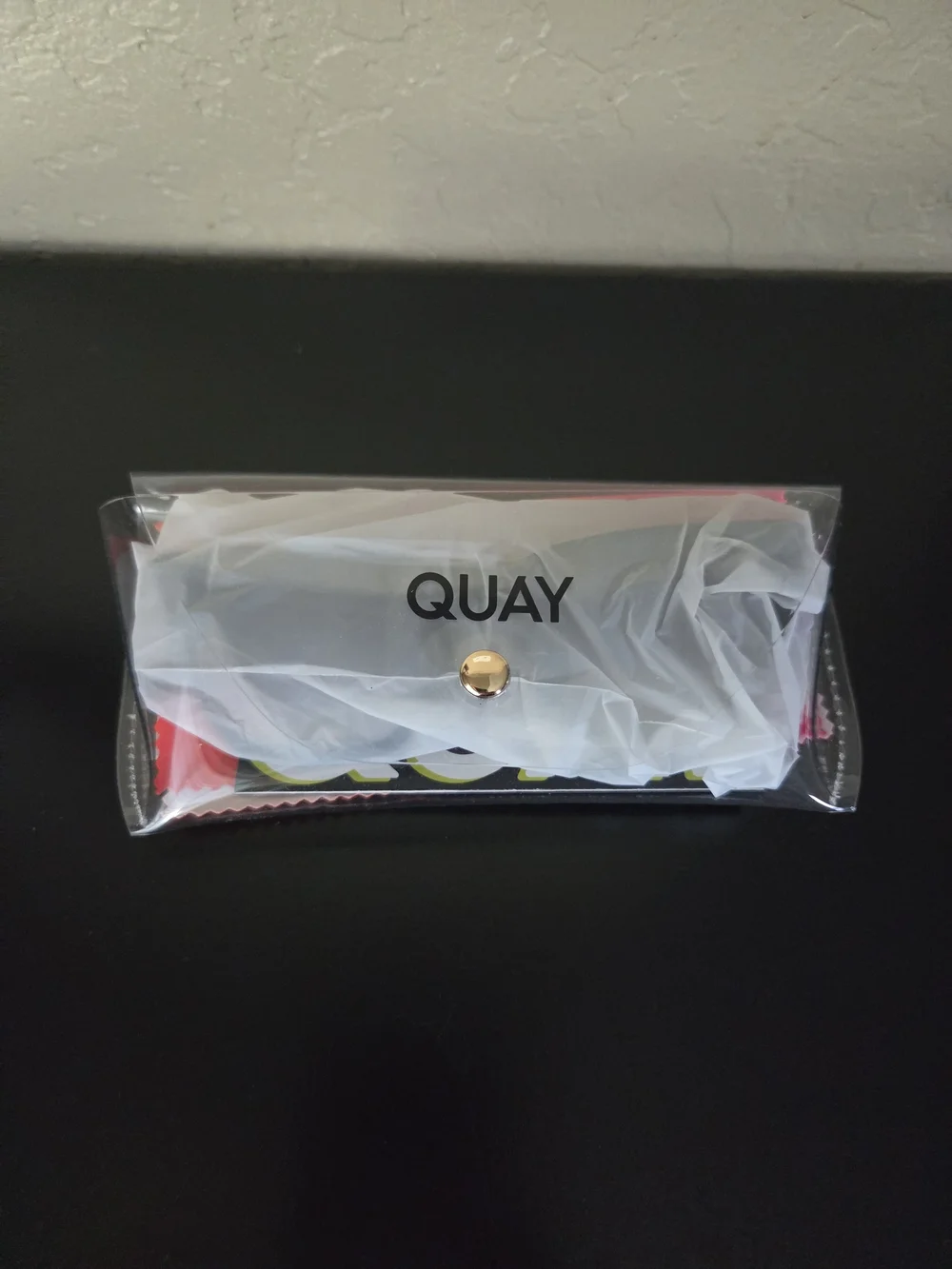 Quay Black Cat Eye Sunglasses